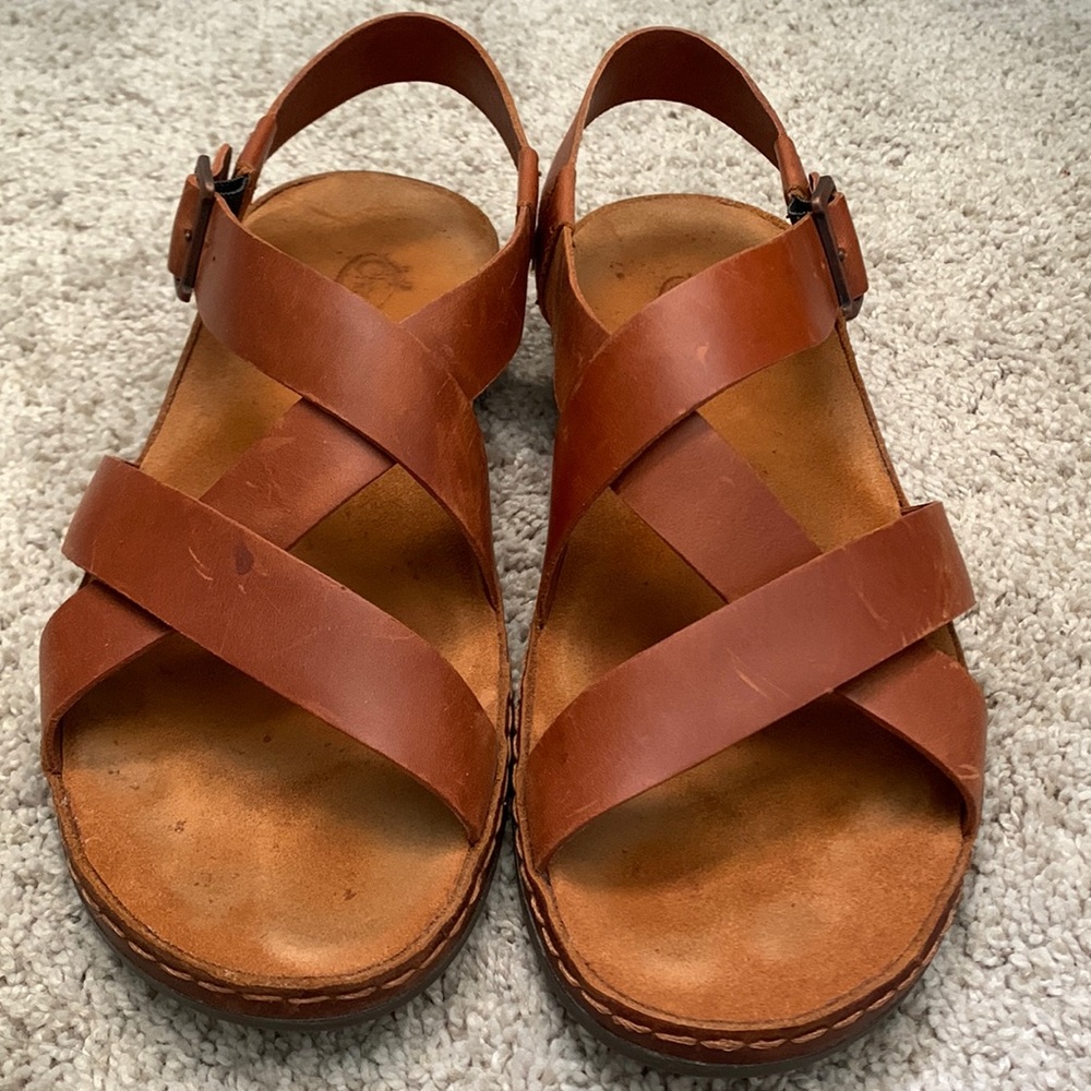 Chaco Wayfarer Leather Sandals size 8